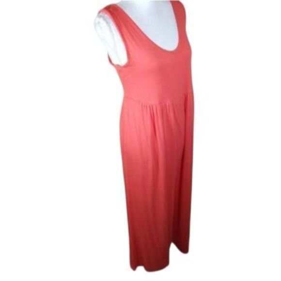 MOTHERHOOD MATERNITY CORAL JUMPSUIT SZ.L EUC. - Picture 5 of 9